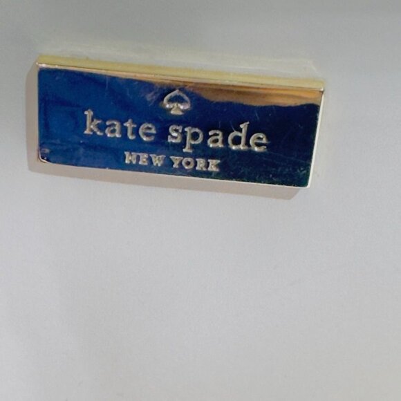 KATE SPADE Arbour Hill Elodie Handbag Beige Red Adjust Detachable Strap Handles - Picture 13 of 15